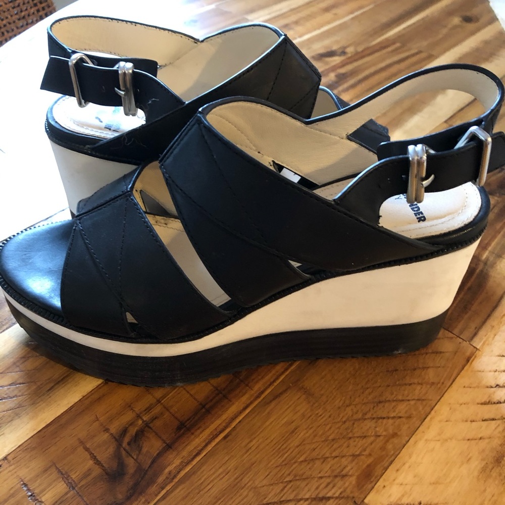 Jil Sander platform wedge sandal